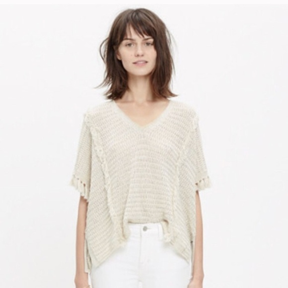Madewell Cream Knit Sweater
